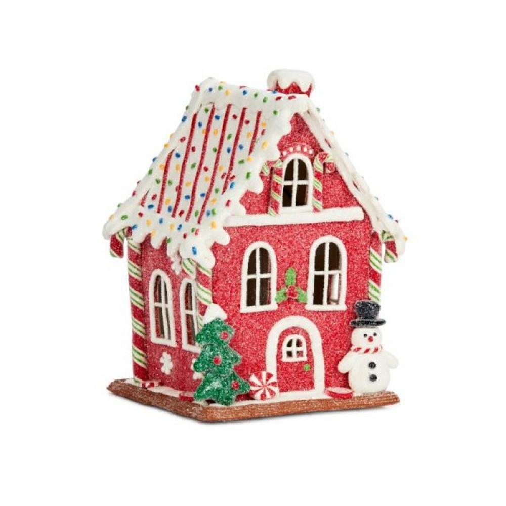 Lebkuchen Hütte 20 x 14 x 14cm / Gingerbread Frosty CandyCabin